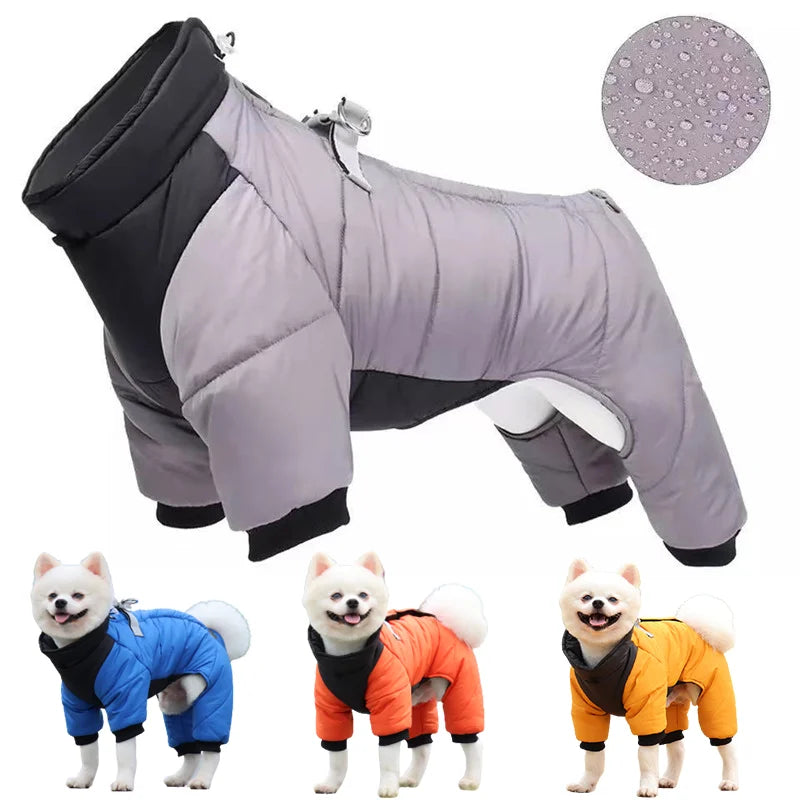 Luxury Waterproof Dog Winter Jacket