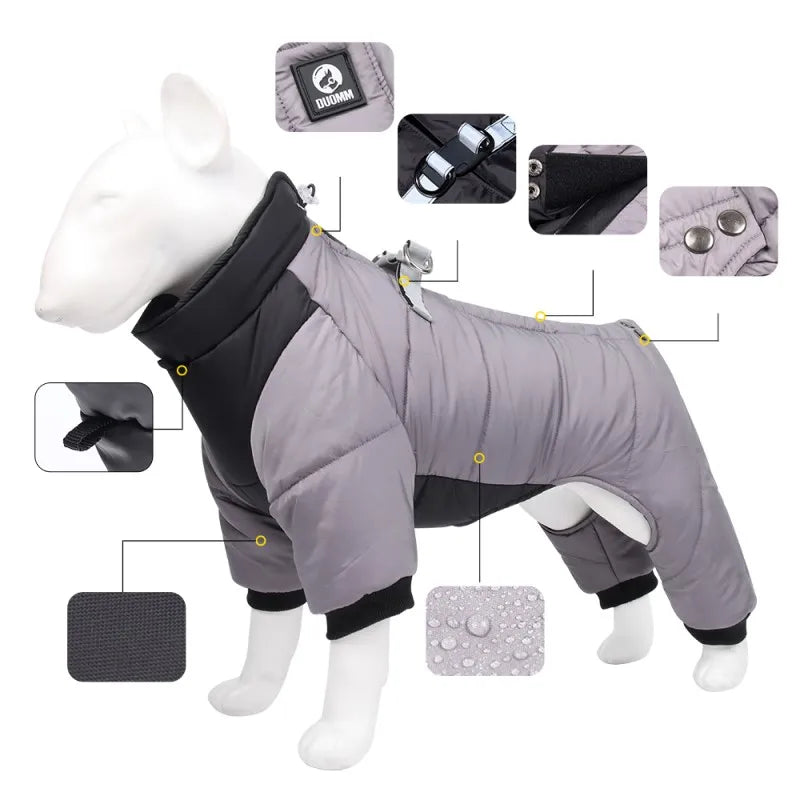 Zuffi Pets™ Luxury Waterproof Dog Winter Jacket