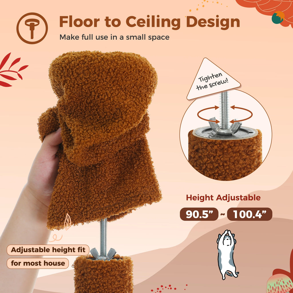 Zuffi Pets™ Floor-to-Ceiling Cactus Cat Tree