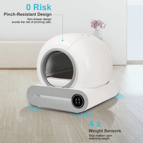 Zuffi Pets™ DOEL T25 Smart Self-Cleaning Litter Box