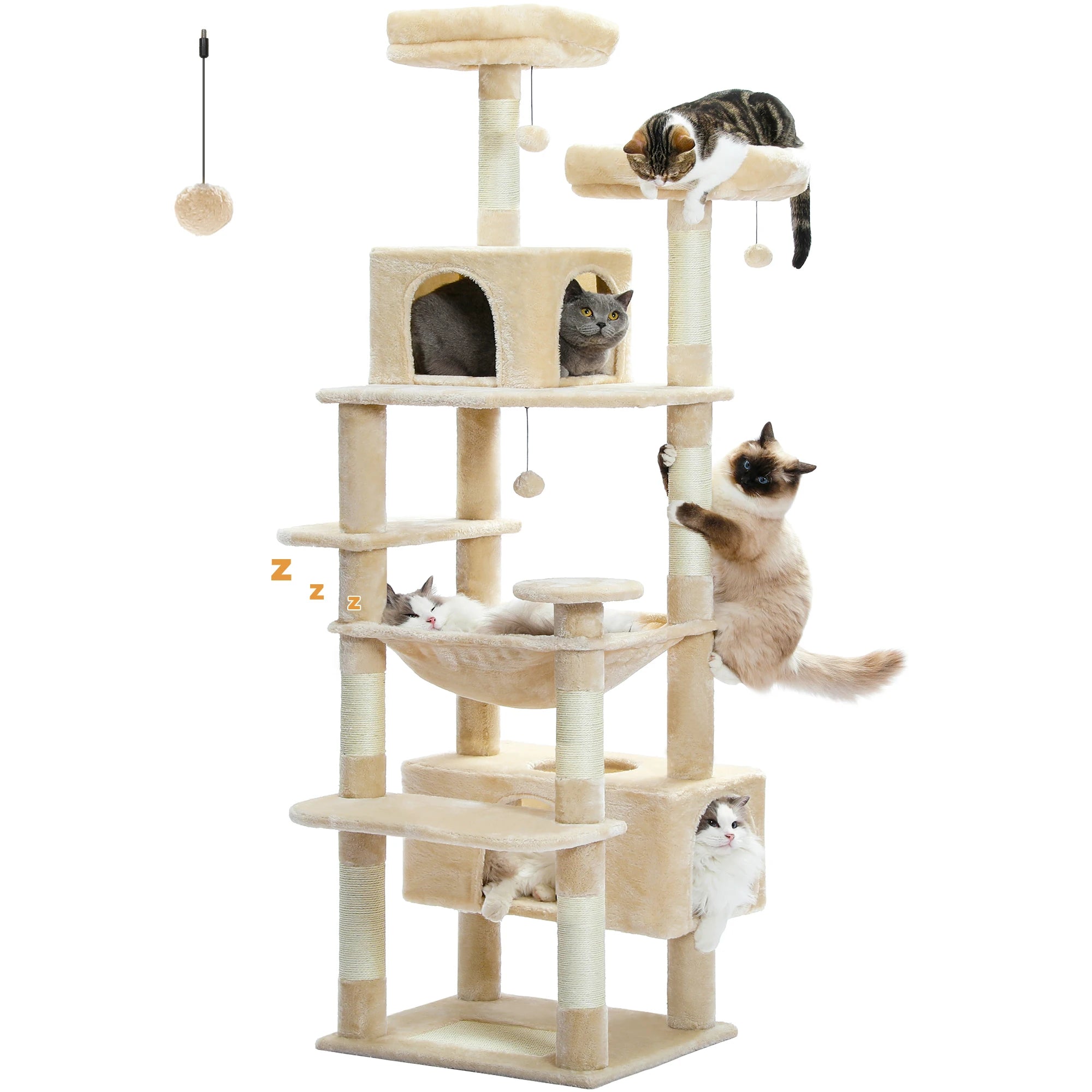 Premium Tall Cat Tree 184CM