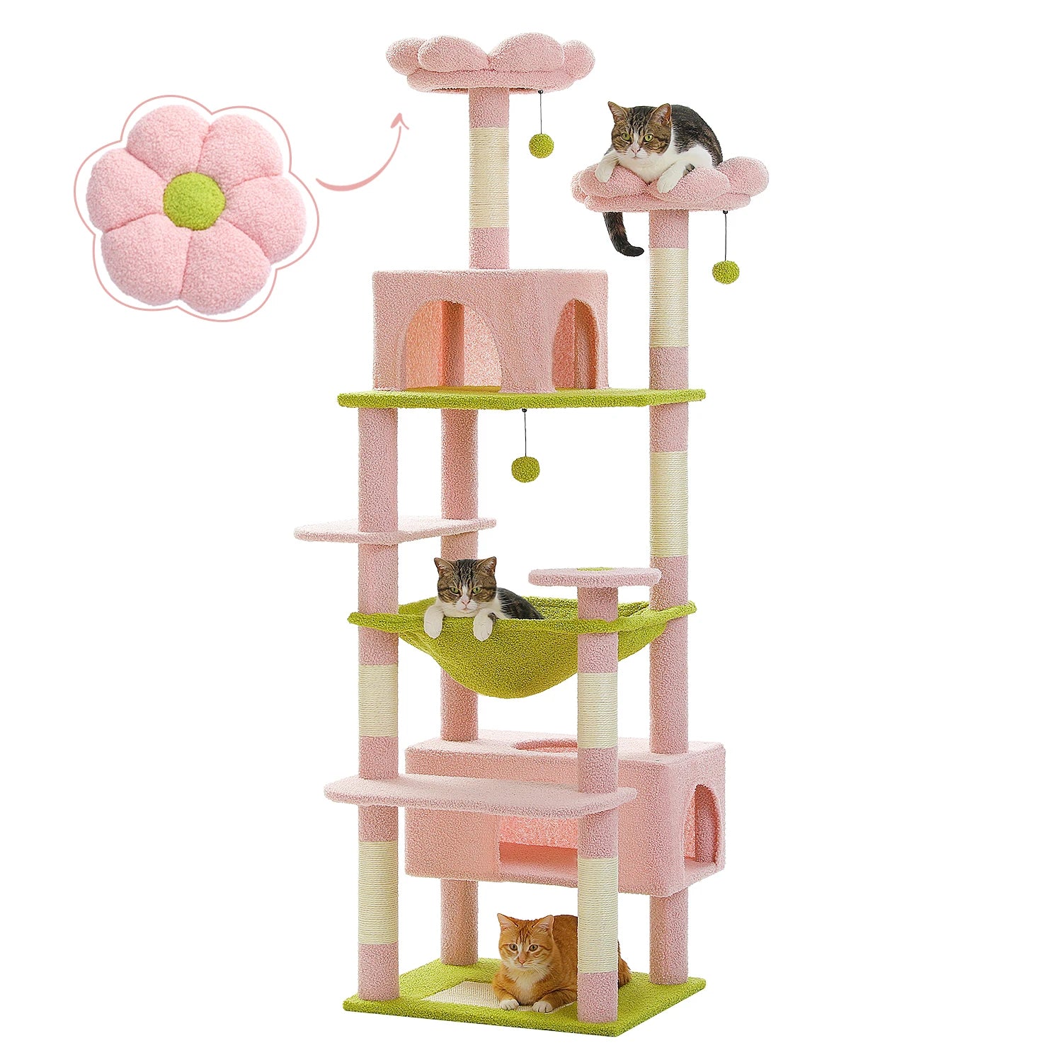 Premium Tall Cat Tree 184CM