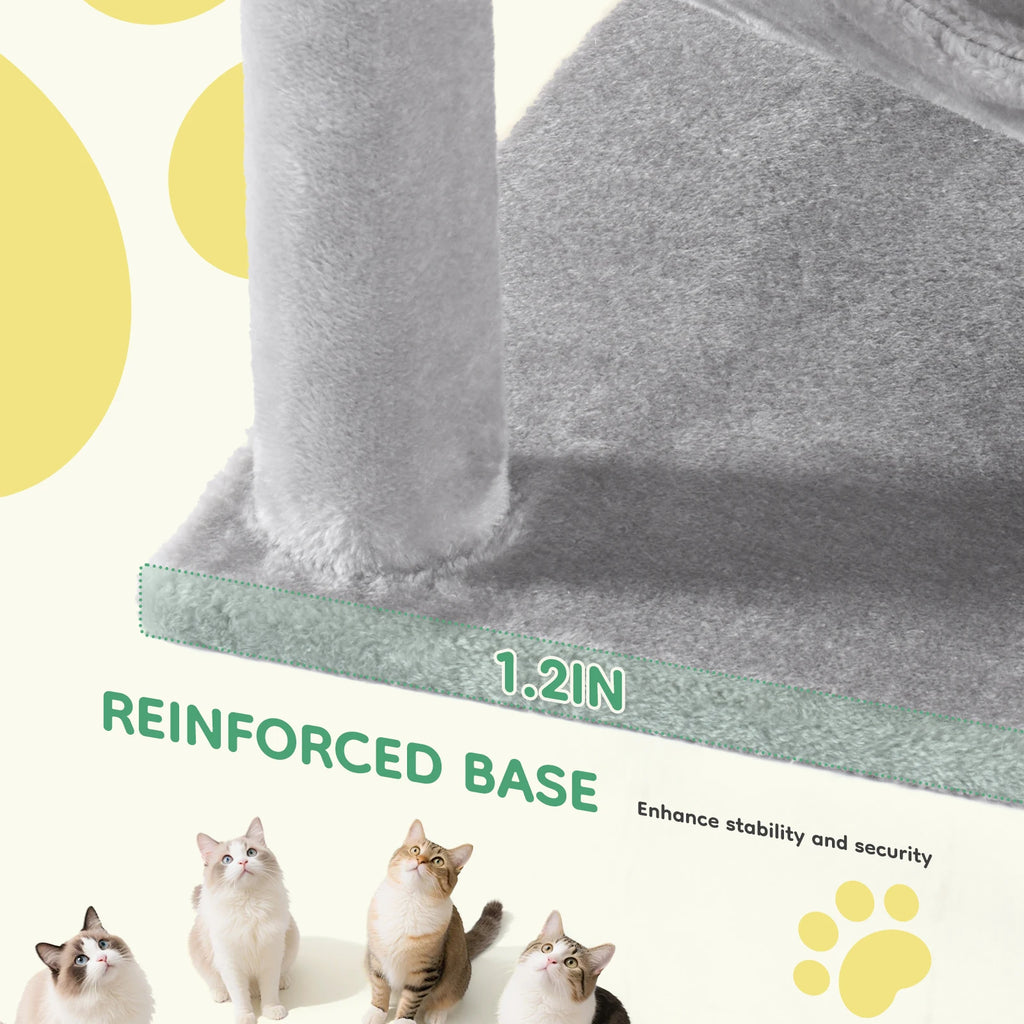 Zuffi Pets 4-Level Cat Tree Tower