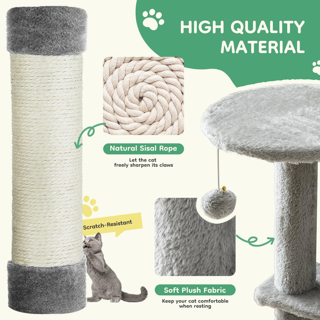 Zuffi Pets 4-Level Cat Tree Tower