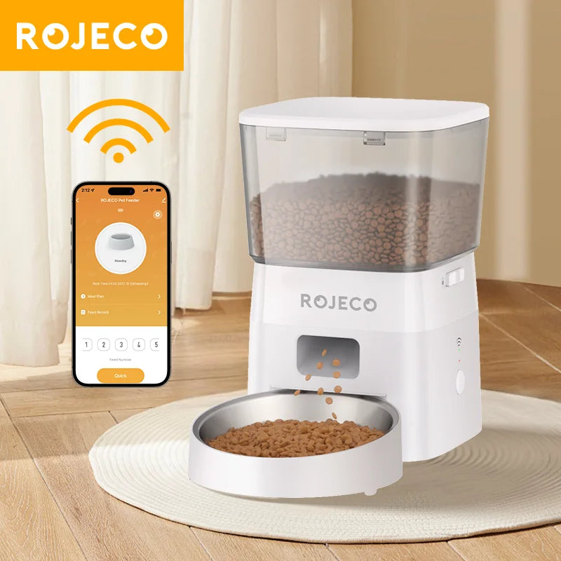 Zuffi Pets™ ROJECO Smart WiFi Pet Feeder 2L