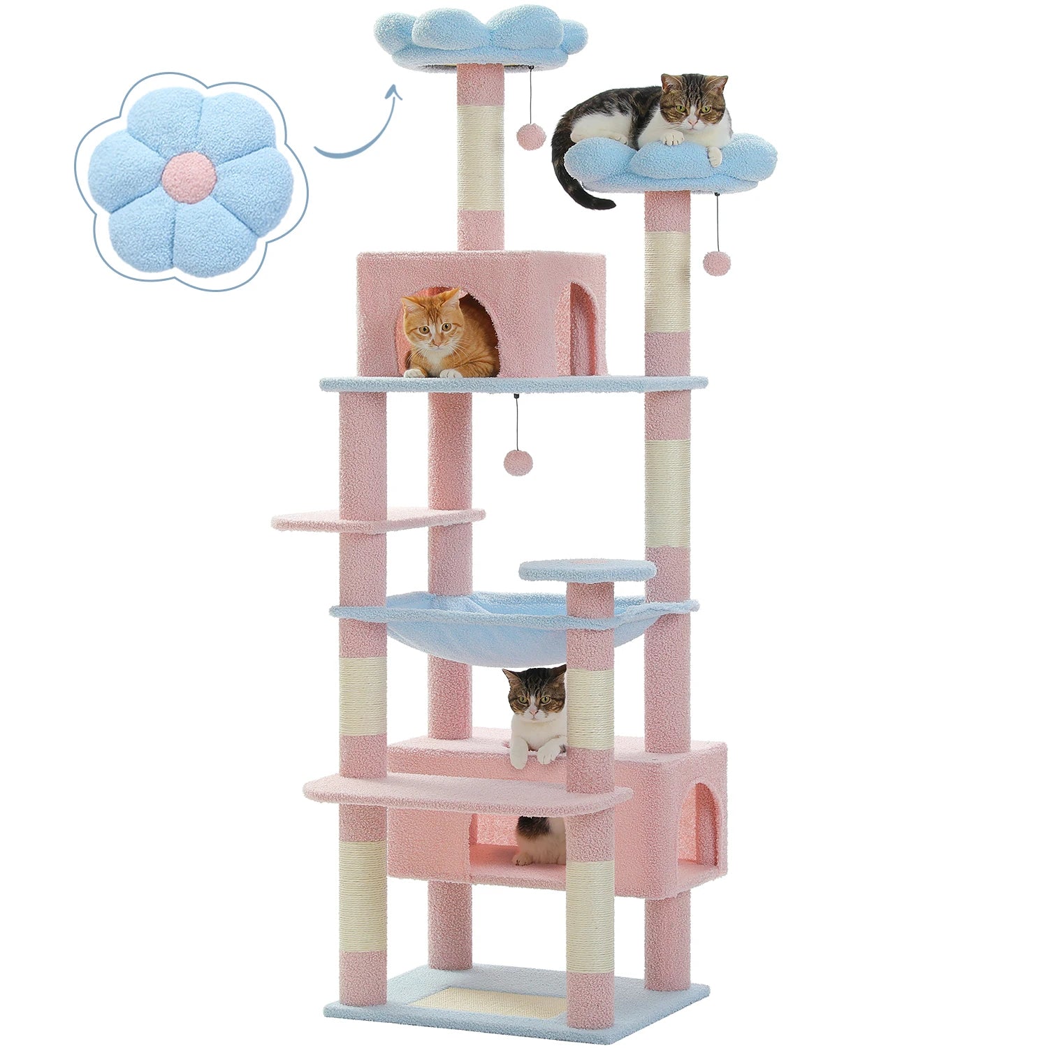 Premium Tall Cat Tree 184CM