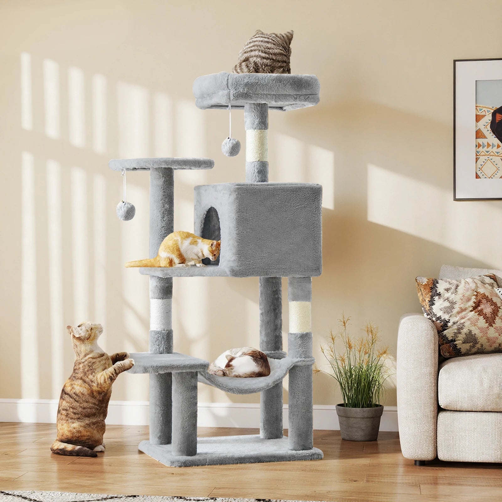 4-Level Cat Tree Tower