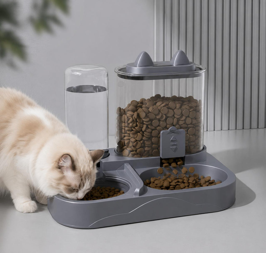 ZuffiFlow™ 2-in-1 Pet Feeder System