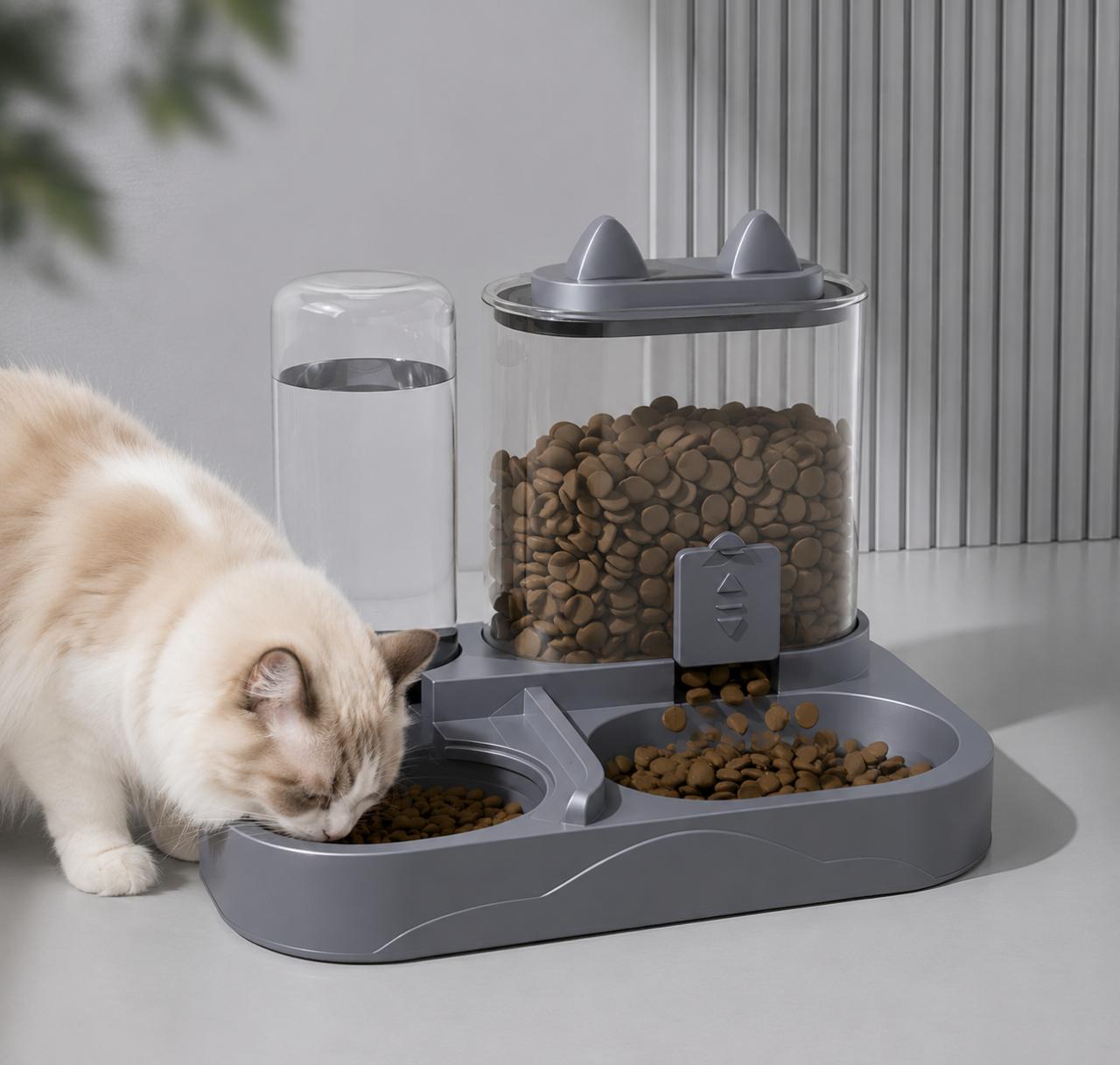 ZuffiFlow™ 2-in-1 Pet Feeder System